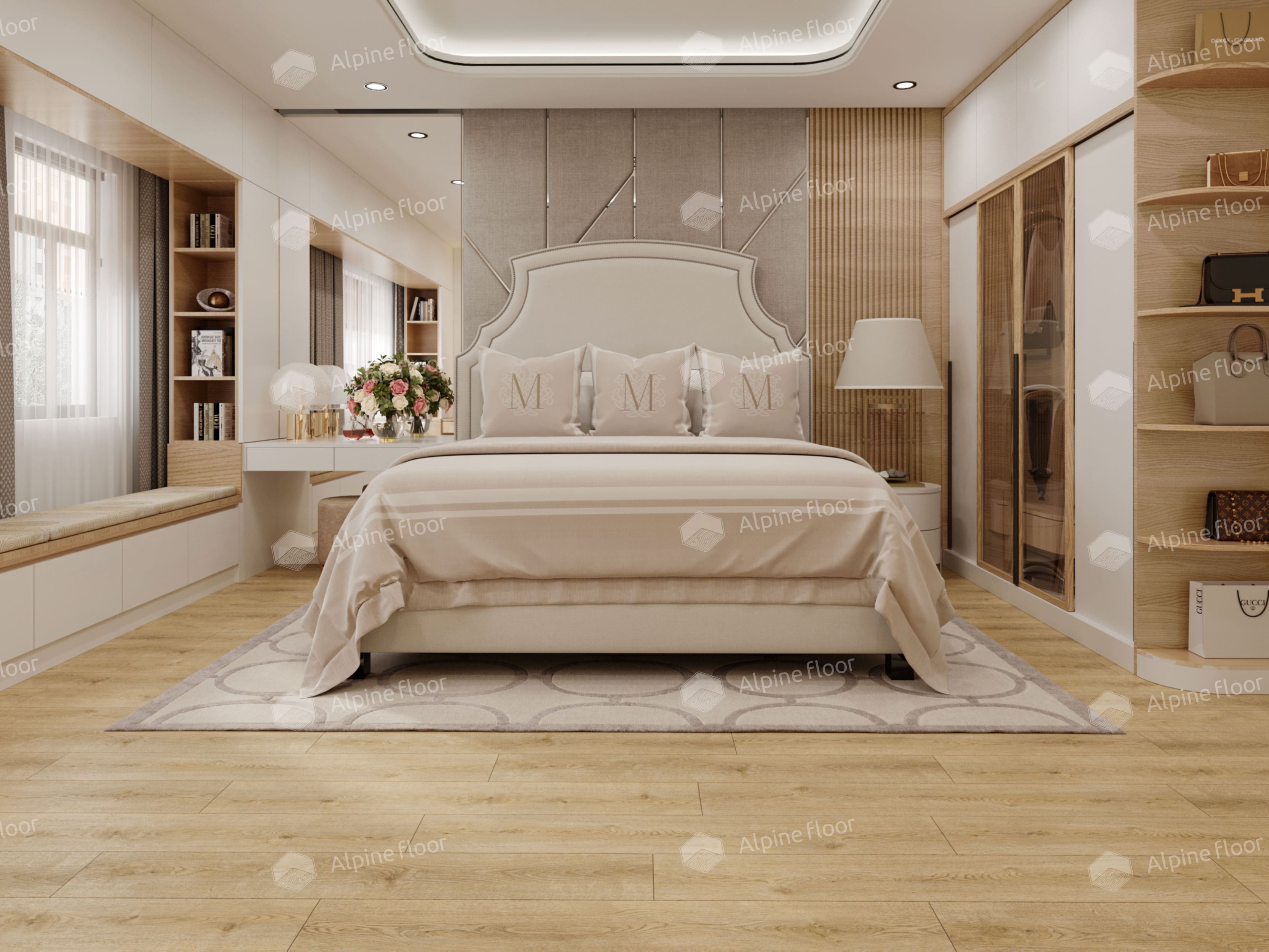 Замковый виниловый пол Alpine Floor Solo ЕСО 14-701 Комодо, упаковка 2.23 м2