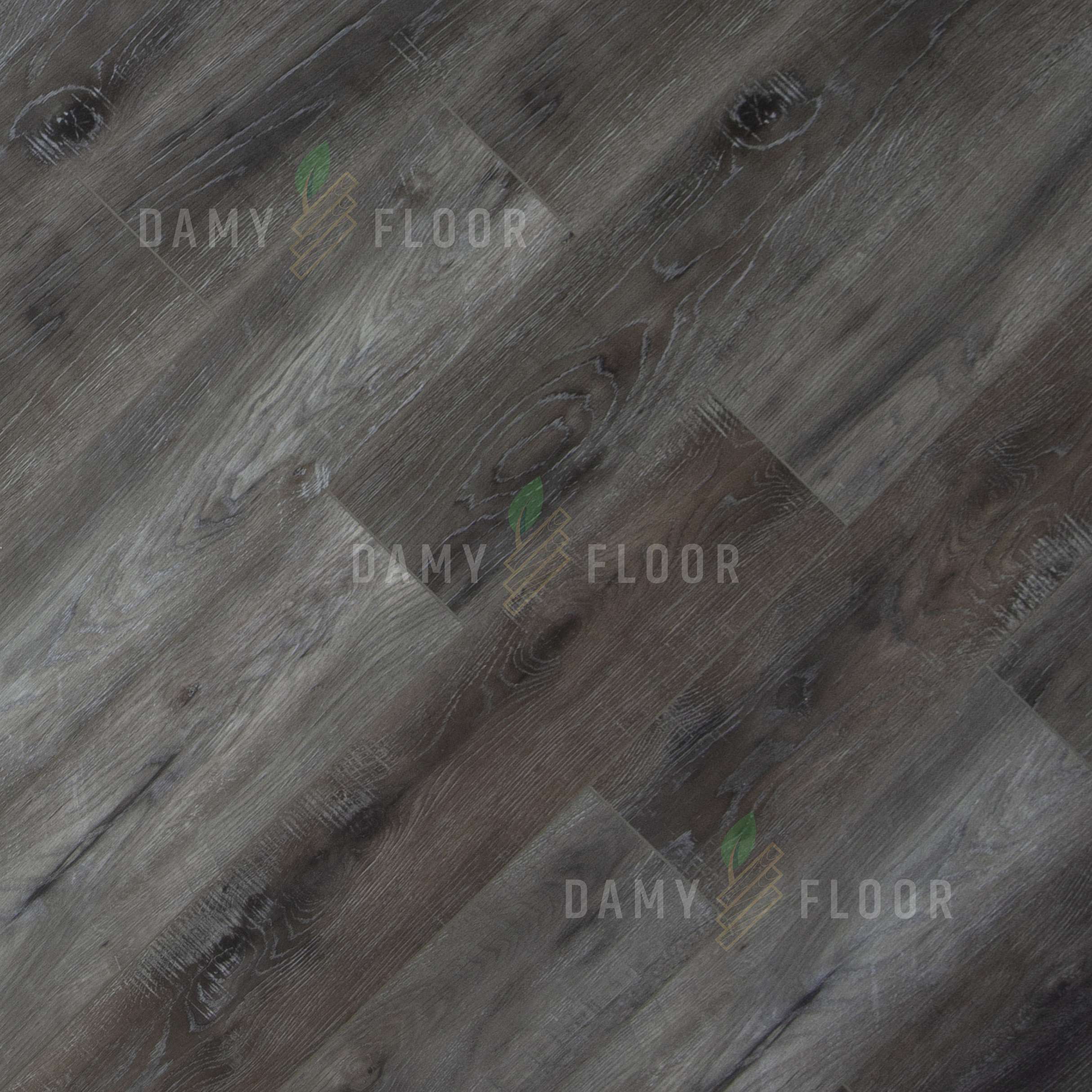 Клеевой виниловый пол Damy Floor Family LVT Дуб Рустикальный Черный 1227x187x2,5 мм, упаковка 4,13 м