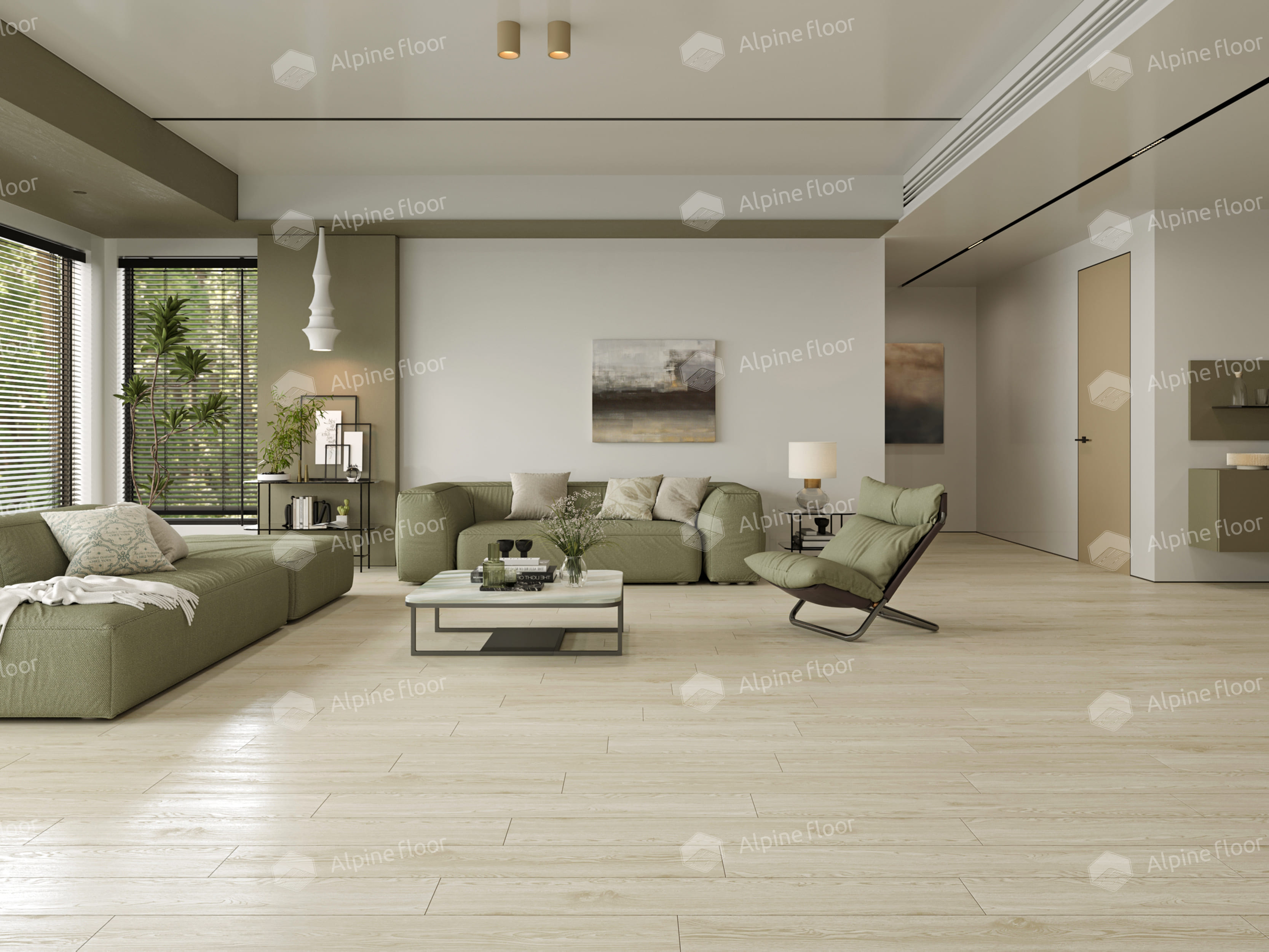 Замковый виниловый пол Alpine Floor Solo ЕСО 14-1101 Модерато, упаковка 2.23 м2