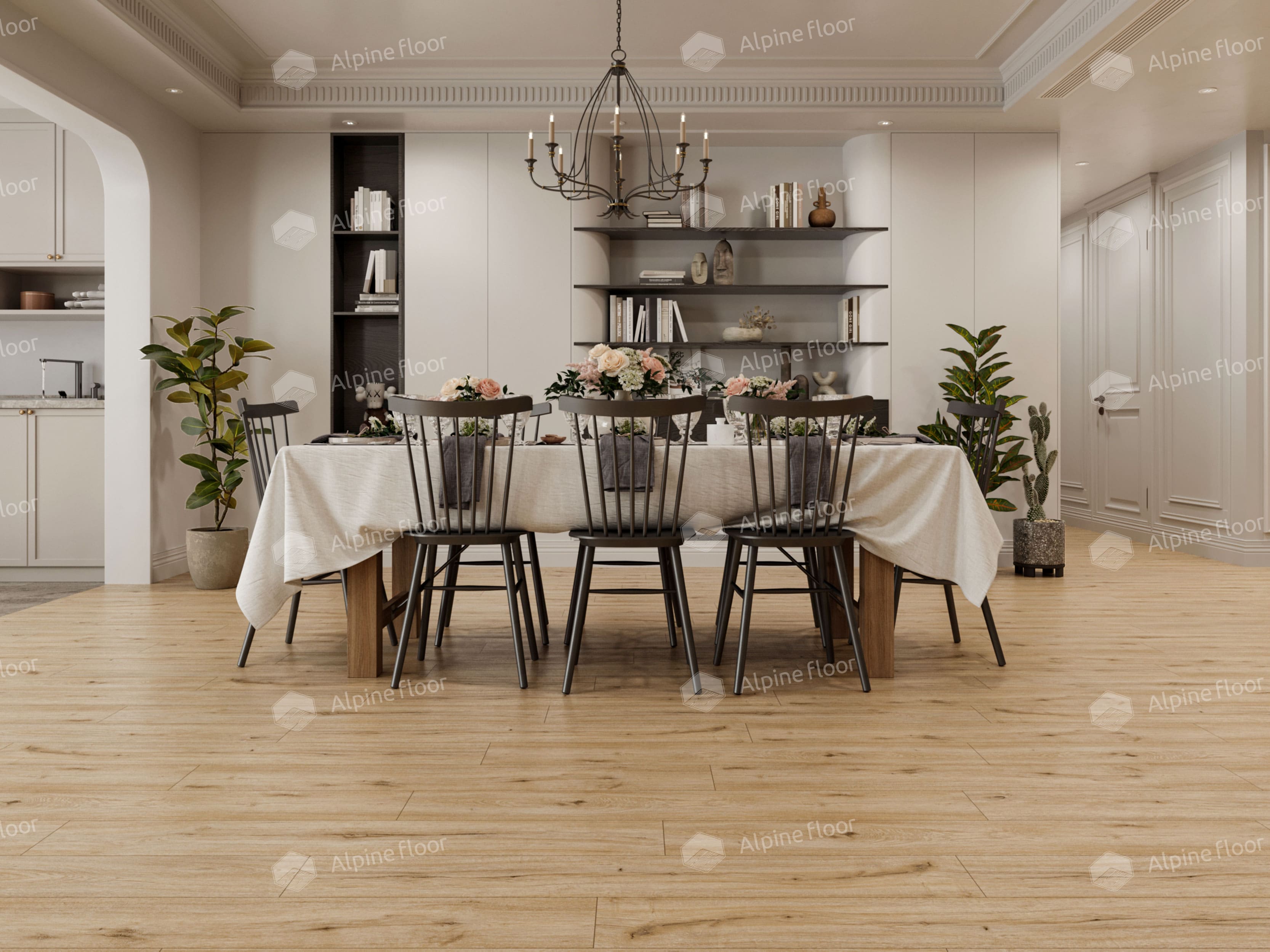 Замковый виниловый пол Alpine Floor Solo ЕСО 14-601 Ларго, упаковка 2.23 м2