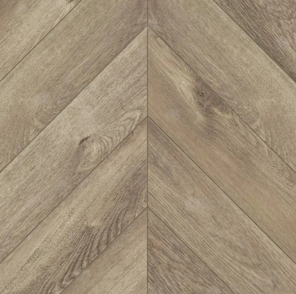 Клеевой виниловый пол Alpine Floor Chevron Alpine LVT Дуб Насыщенный Chevron ECO 20-4, упаковка 1.9735 м2